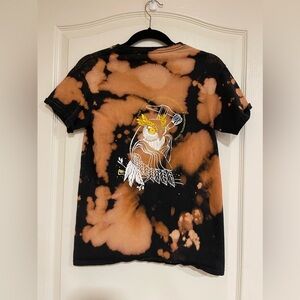 Temple University acid wash tee​​​​